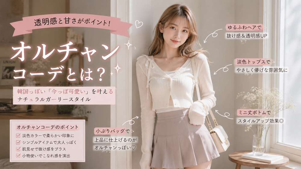 韓国ファッションの特徴