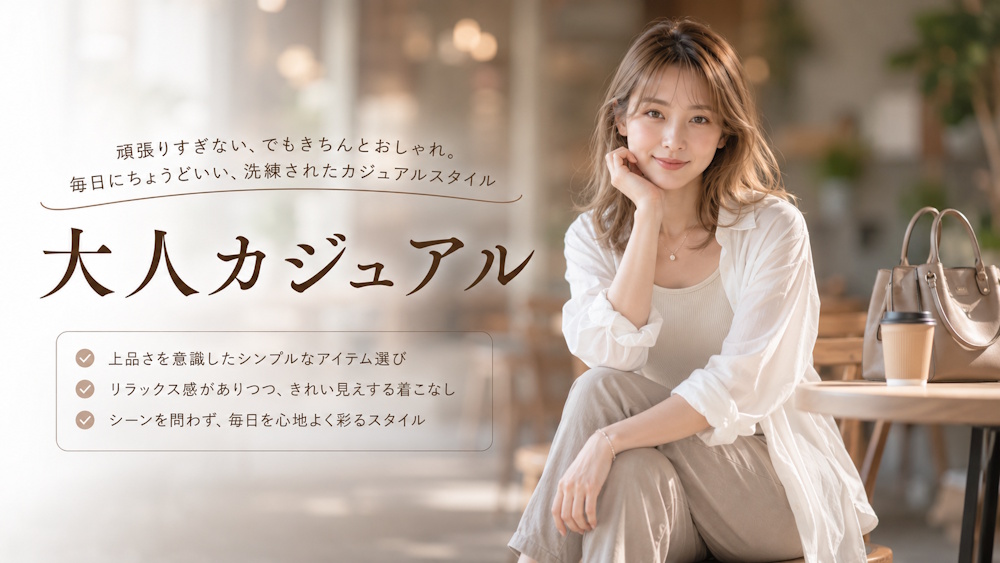 大人カジュアルとは
