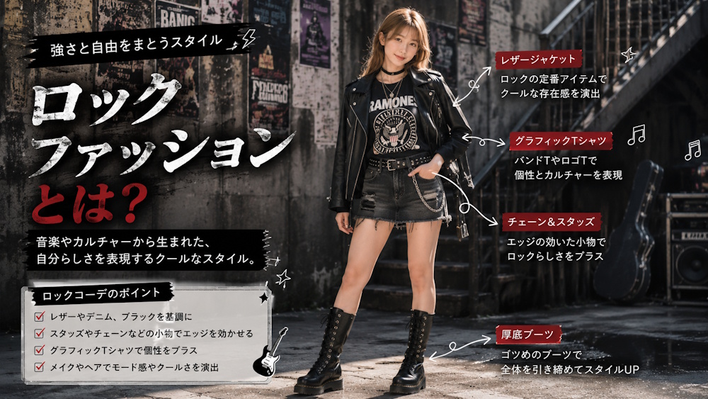 ロックファッションの特徴