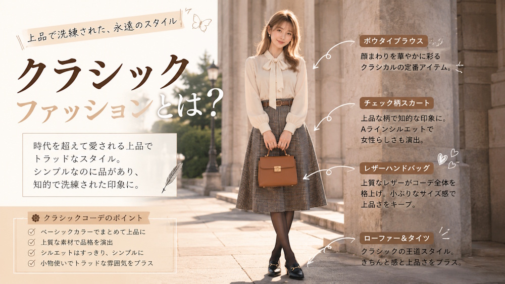 クラシックファッションの特徴