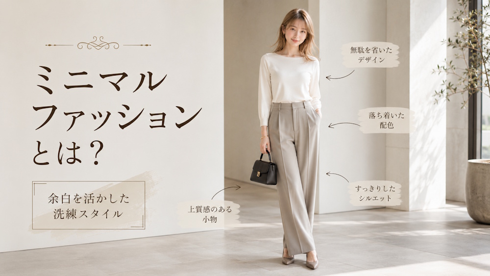 ミニマルファッションの特徴
