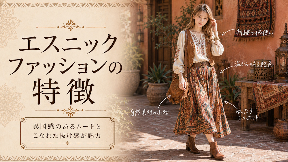 エスニックファッションの特徴
