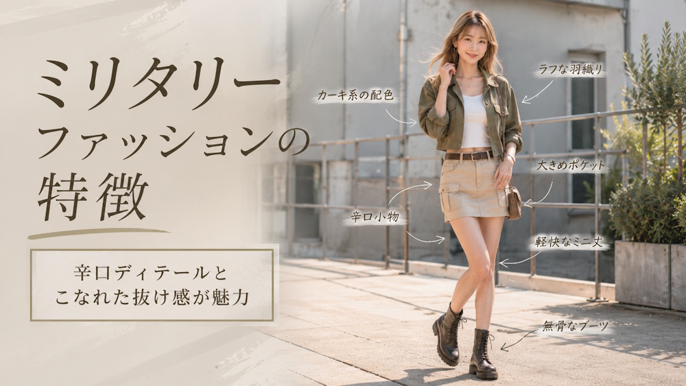 ミリタリーファッションとは