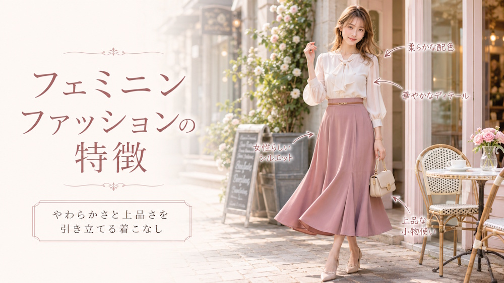 フェミニンファッションの特徴