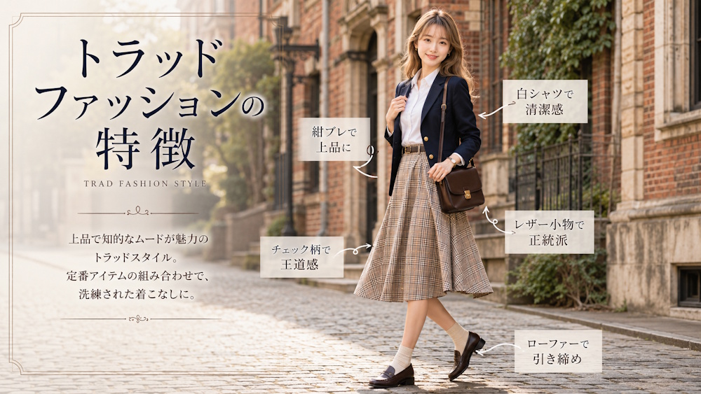 トラッドファッションの特徴