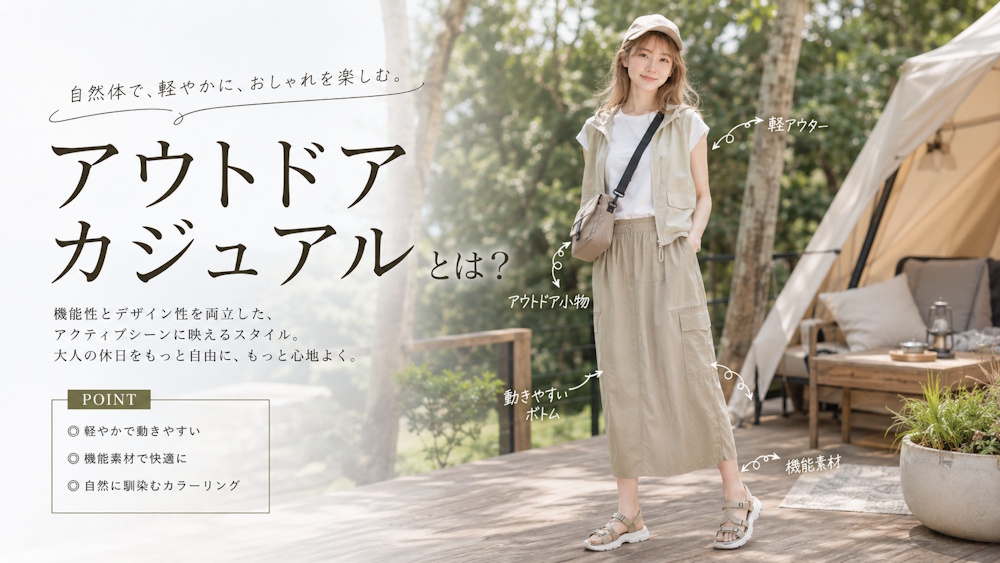 アウトドアカジュアルとは?