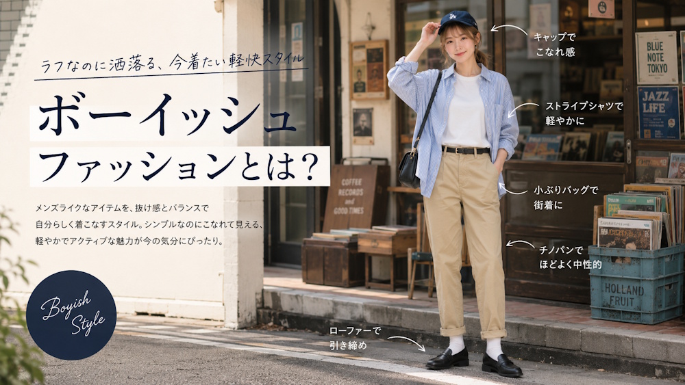 ボーイッシュファッションとは?