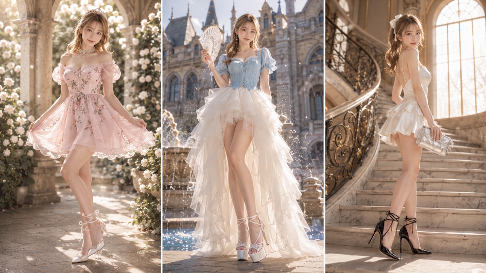 プリンセスコアのコーディネート例