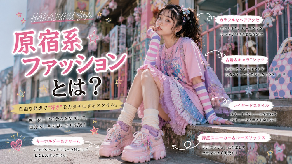 原宿系ファッションとは?