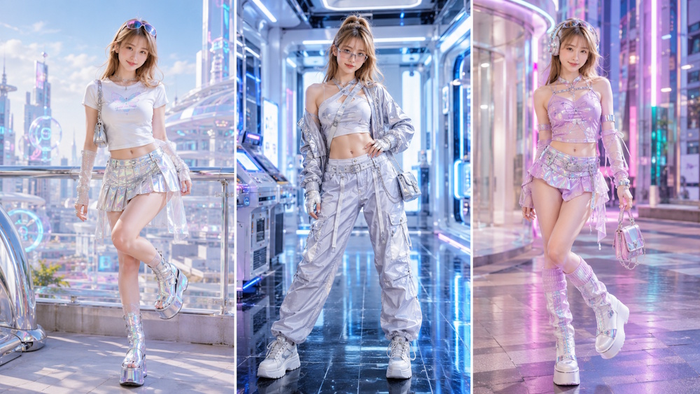 Cyber Y2Kのコーディネート例