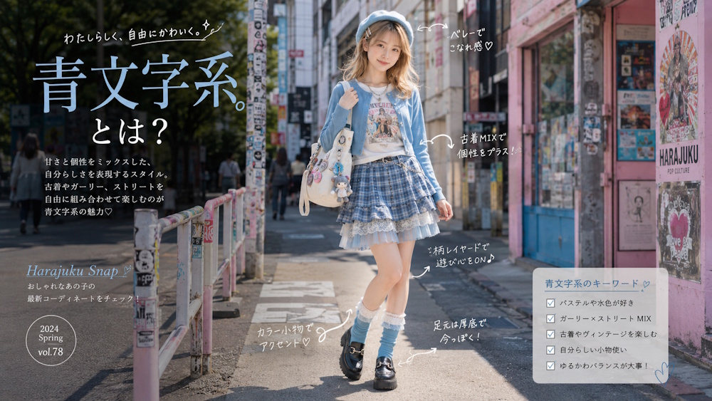 青文字系とは？