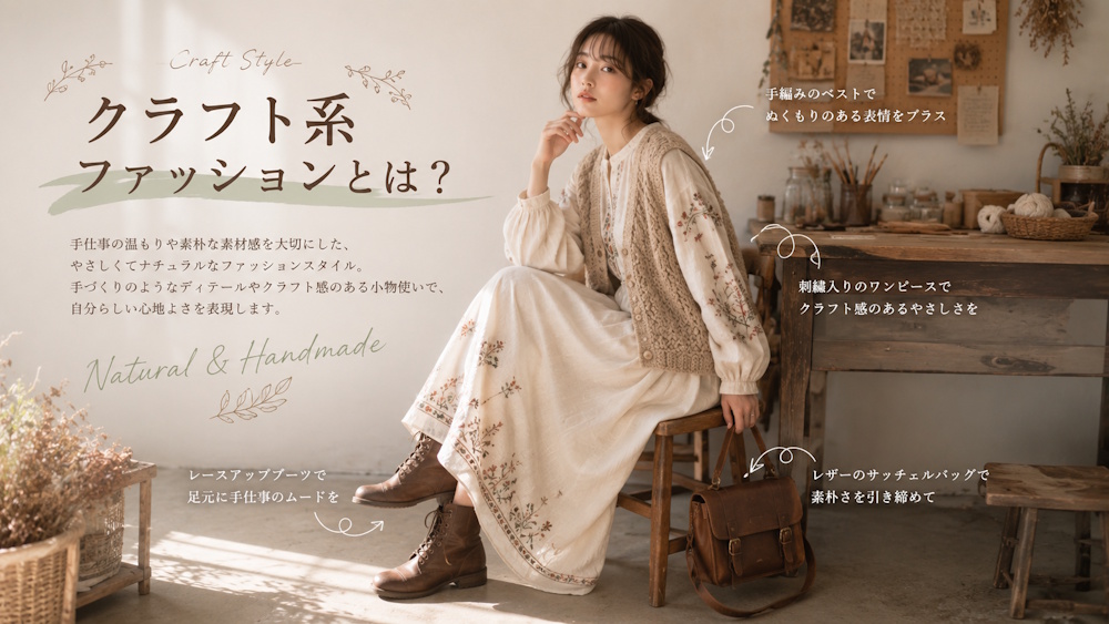 クラフト系ファッションとは?