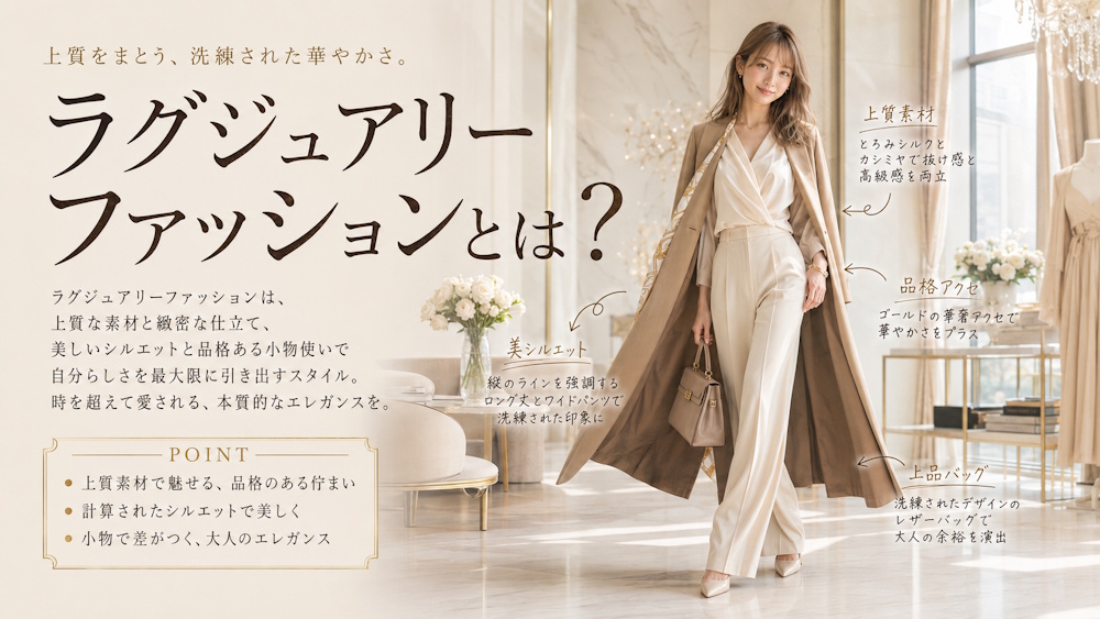 ラグジュアリーファッションとは?
