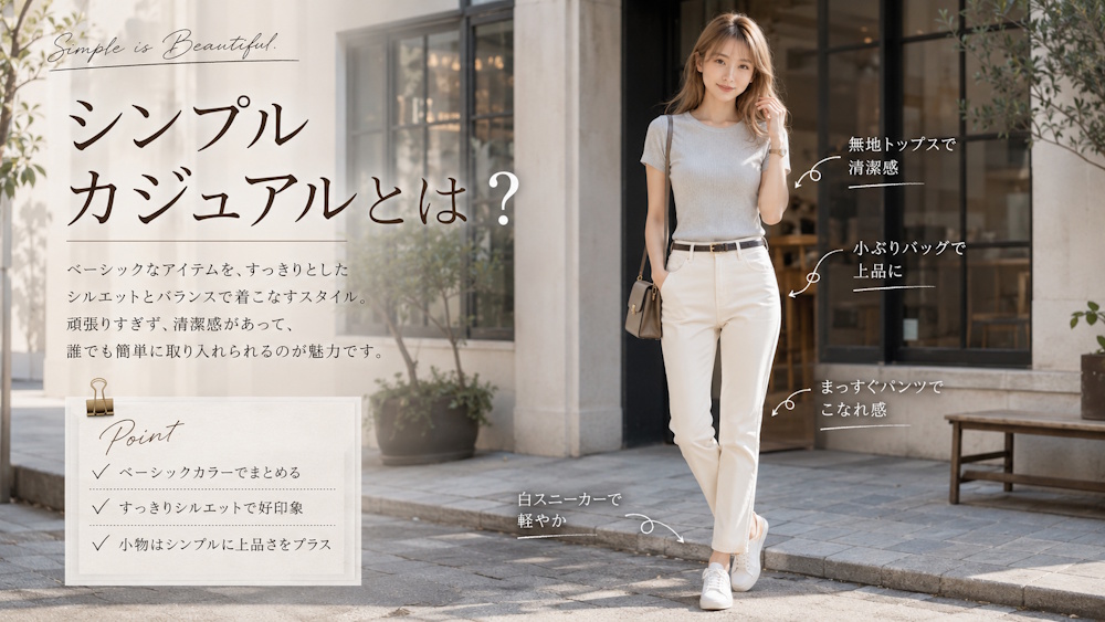 シンプルカジュアルとは?