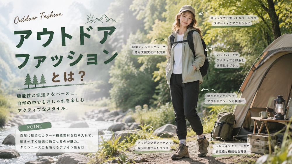 アウトドアファッションとは？