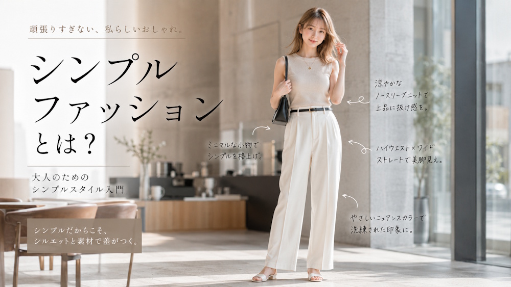 シンプルファッションとは?