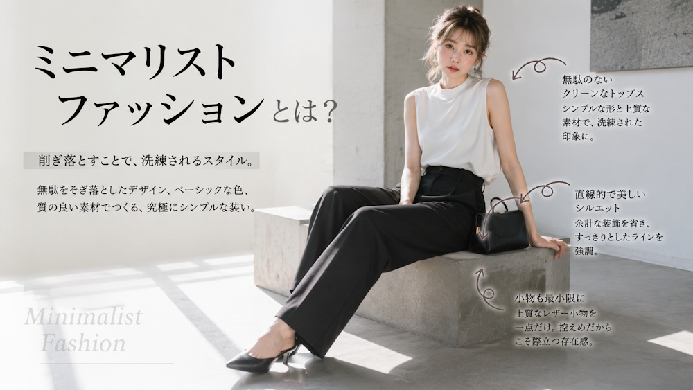 ミニマリストファッションとは？