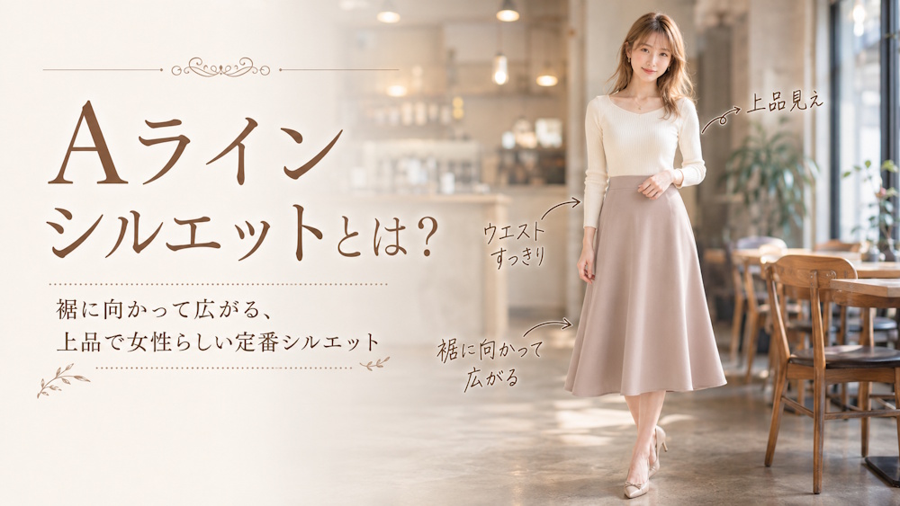 Aラインシルエットとは