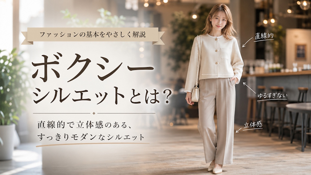 ボクシー（ボックス）シルエットとは