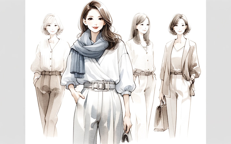 50代女性のきれいめカジュアルにおすすめのプチプラファッション通販とコーディネートの特徴まとめ