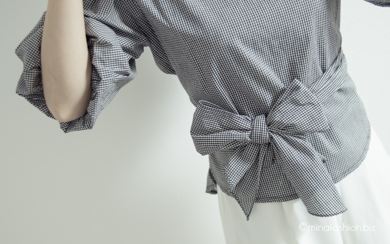 365日コーデ　ギンガムチェック