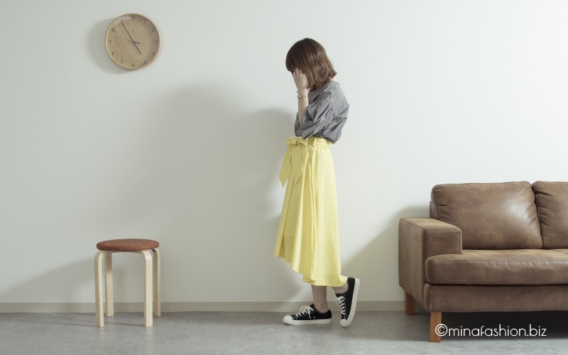 365日コーデ　ギンガムチェック