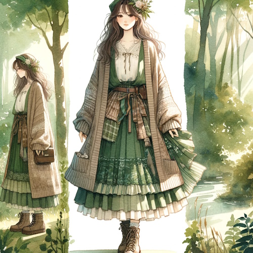 森ガールとは？独特の世界観があるレトロガーリーナチュラルなファッションの特徴