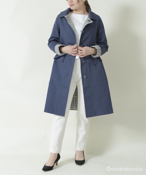 DoCLASSE　ドゥクラッセＴシャツ・ボートネック7分袖/58cm丈　3,289円（税込）