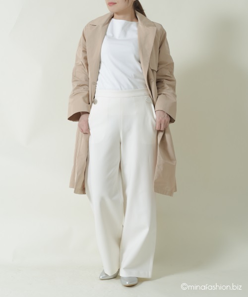 DoCLASSE　ドゥクラッセＴシャツ・ボートネック7分袖/58cm丈　3,289円（税込）