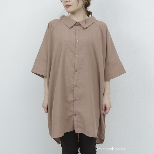 オシャレウォーカー　n'Or洗練ロングシャツ　2,997円(税込)