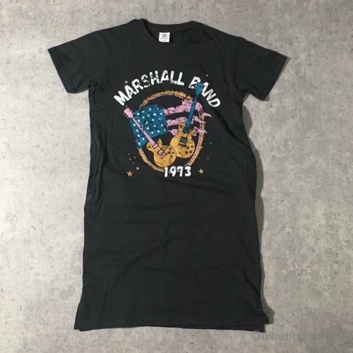 デビロック　ロゴプリントTシャツワンピ 1,299円