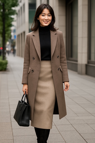 【2025年度冬】30代女性がおしゃれに着たいペンシルスカートを使ったコーディネート