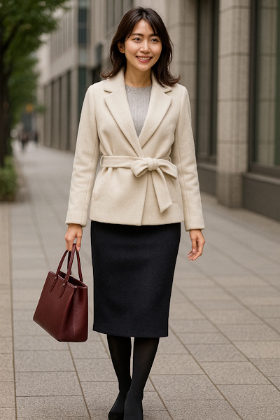 【2025年度冬】30代女性がおしゃれに着たいペンシルスカートを使ったコーディネート