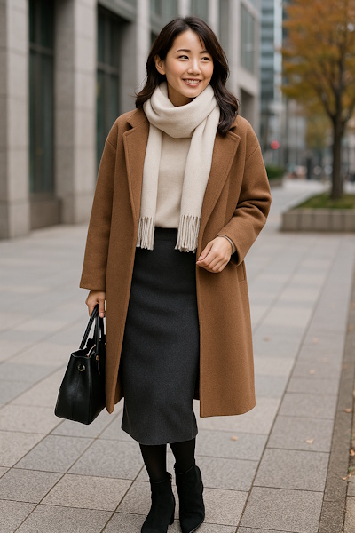 【2025年度冬】30代女性がおしゃれに着たいペンシルスカートを使ったコーディネート