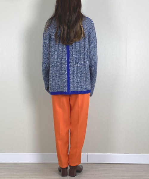 bohmal スリーブラインカラフルミックスニット ¥4,990（税込）