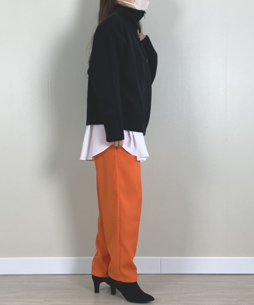 bohmal ハーフジップニット ¥4,990（税込）