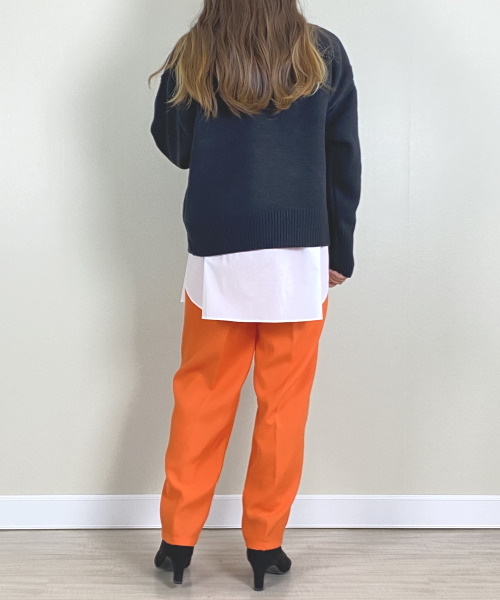 bohmal ハーフジップニット ¥4,990（税込）