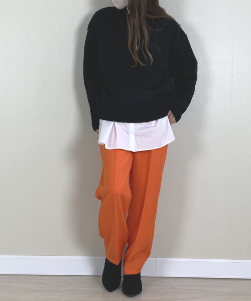 bohmal ハーフジップニット ¥4,990（税込）