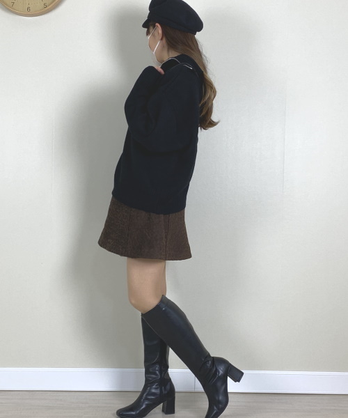 bohmal ハーフジップニット ¥4,990（税込）