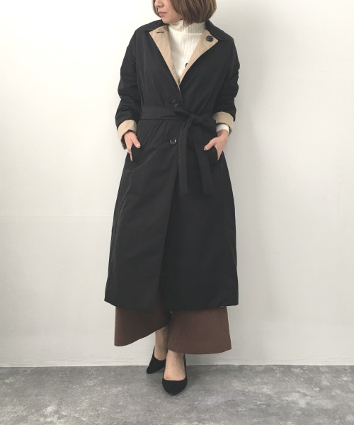 DoCLASSEのマジカルサーモ・リバーシブルトレンチ