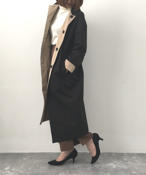 DoCLASSEのマジカルサーモ・リバーシブルトレンチ