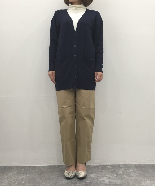 DoCLASSE シルクフィール・ロングカーディガン