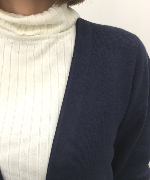 DoCLASSE シルクフィール・ロングカーディガン