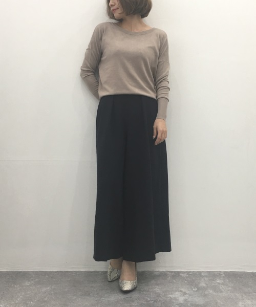 DoCLASSE シルクフィール・前後2WAYプルオーバー