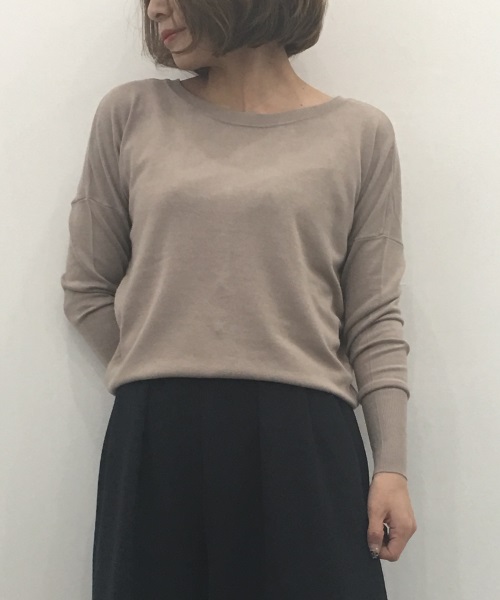 DoCLASSE シルクフィール・前後2WAYプルオーバー