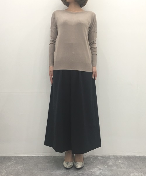 DoCLASSE シルクフィール・前後2WAYプルオーバー