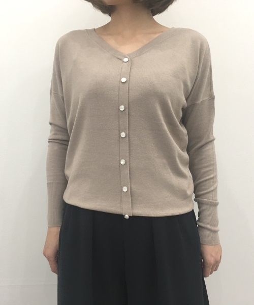 DoCLASSE シルクフィール・前後2WAYプルオーバー