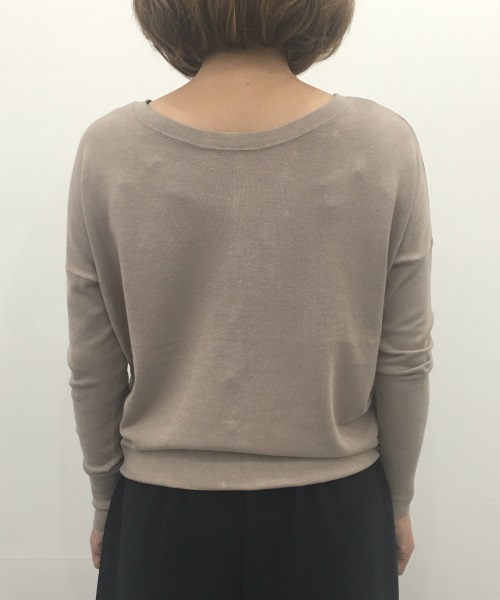 DoCLASSE シルクフィール・前後2WAYプルオーバー