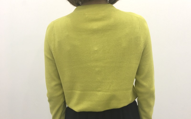 DoCLASSE シルクフィール・クルーネックカーディガン