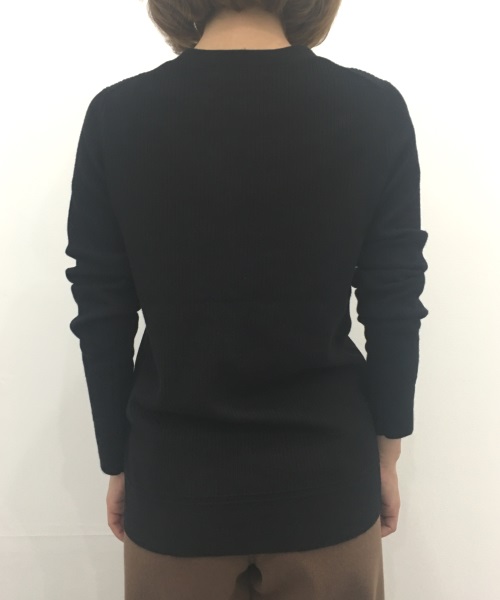 DoCLASSE シルクフィール・Vネックリブカーディガン